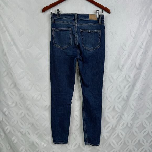 Paige Hoxton Ankle Skinny Jeans in Blaine Destructed Size 27 - Picture 4 of 7